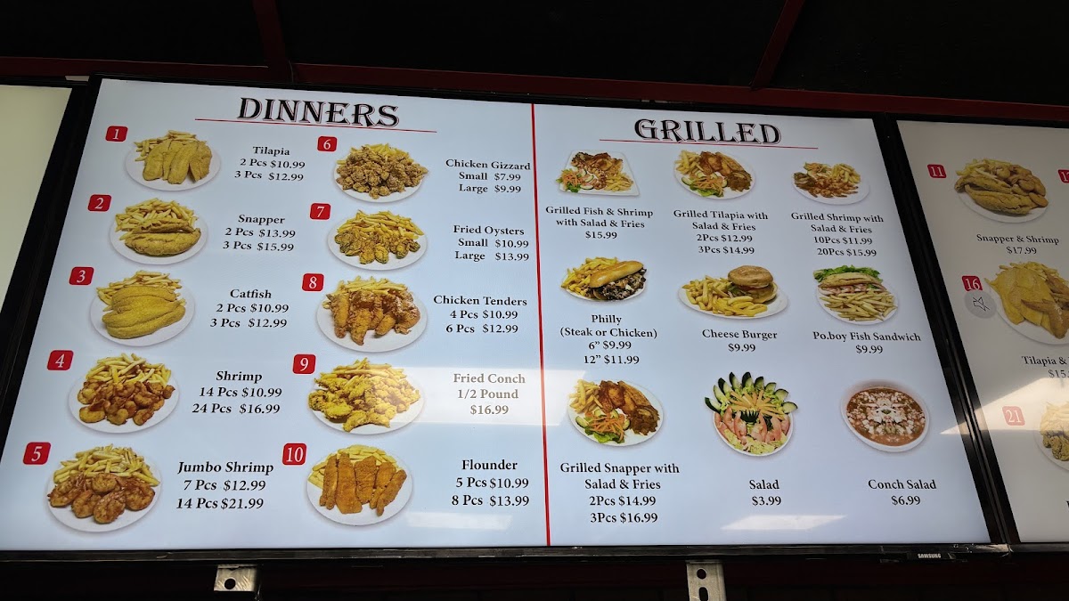 Sea City Fish And Chicken Menu - Image 1